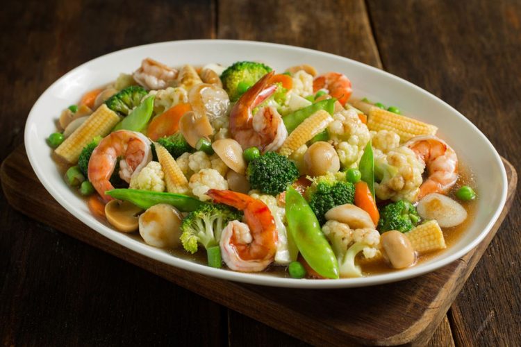 Hidangan Capcay Yang Enak Di Santap Dengan Nasi Hangat