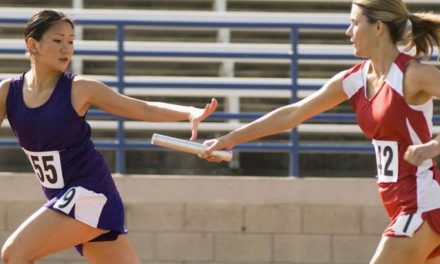 Sebuah Kegiatan Estafet Atau Olahraga Lari Estafet