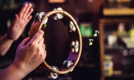 Sebuah Tamborin Merupakan Alat Musik Perkusi Di Tabuh