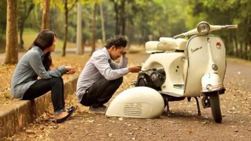 Vespa Klasik Mogok Mendadak Saat Berkendara Jauh