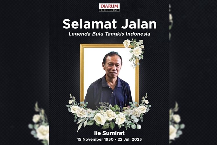 Duka Dunia Bulu Tangkis: Lie Sumirat Berpulang Di Usia 74 Tahun