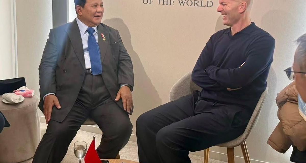 Demi Timnas! Prabowo Minta “Bisikan” Maut Dari Zinedine Zidane